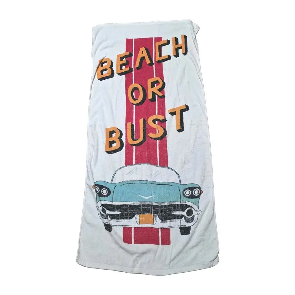 Rare Vintage 1970s Beach Towel 